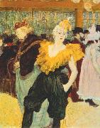 The clown Cha U Kao at the Moulin Rouge toulouse-lautrec